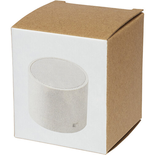 Kikai Bluetooth®-Lautsprecher Aus Weizenstroh , Green Concept, beige, 51% Weizenstroh, 49% PP Kunststoff, 5,00cm (Höhe), Bild 4