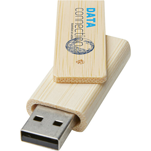 Memoria USB de bambú de 4 GB 'Rotate', Imagen 2