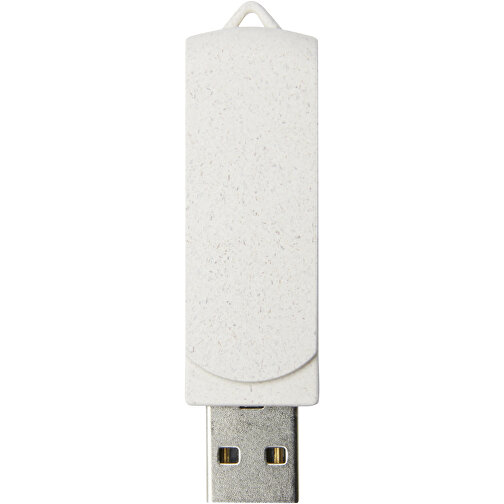 Rotate 4 GB Weizenstroh USB-Stick , beige MB , 4 GB , 50% ABS Kunststoff, 50% Weizenstroh MB , 6,00cm x 1,00cm x 1,73cm (Länge x Höhe x Breite), Bild 3