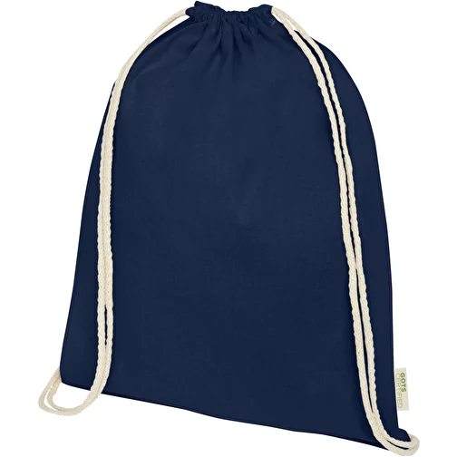 Orissa 140 g/m² organic cotton drawstring bag 5L, Obraz 1