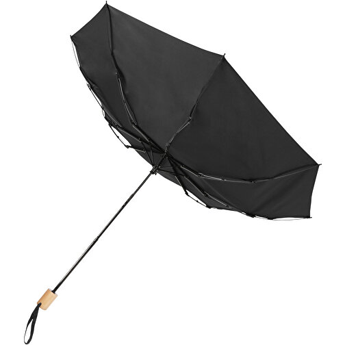 Birgit 21´´ Faltbarer Winddichter Regenschirm Aus Recyceltem PET , Green Concept, schwarz, Recyceltes PET Pongee Polyester, 28,00cm (Höhe), Bild 4