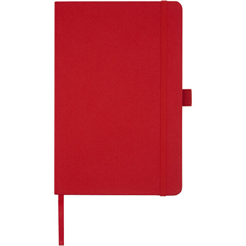 Honua A5 Notizbuch Aus Recyceltem Papier Mit Cover Aus Recyceltem PET , Green Concept, rot, Recycelter PET Kunststoff, 21,50cm x 14,50cm (Länge x Breite), Bild 4