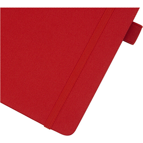 Honua A5 Notizbuch Aus Recyceltem Papier Mit Cover Aus Recyceltem PET , Green Concept, rot, Recycelter PET Kunststoff, 21,50cm x 14,50cm (Länge x Breite), Bild 8