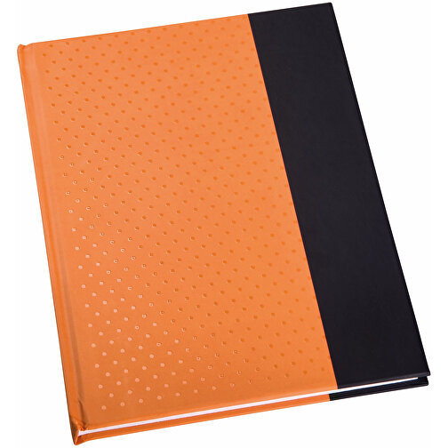 Notizbuch SIGNUM Im DIN-A6-Format , orange, Papier, 10,50cm x 1,00cm x 18,80cm (Länge x Höhe x Breite), Bild 1
