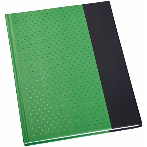 Notizbuch SIGNUM Im DIN-A6-Format , grün, Papier, 10,50cm x 1,00cm x 18,80cm (Länge x Höhe x Breite), Bild 1