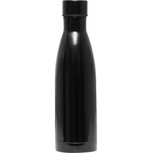 Vakuum-Trinkflasche LEGENDY , schwarz, Edelstahl / Kunststoff / Silikon, 25,00cm (Höhe), Bild 2