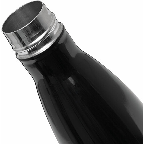 Vakuum-Trinkflasche LEGENDY , schwarz, Edelstahl / Kunststoff / Silikon, 25,00cm (Höhe), Bild 5