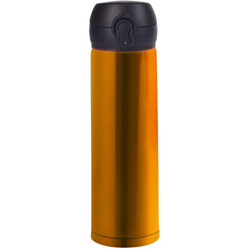 Vakuum-Trinkflasche OOLONG , orange, Edelstahl / Kunststoff / Silikon, 22,00cm (Höhe), Bild 1