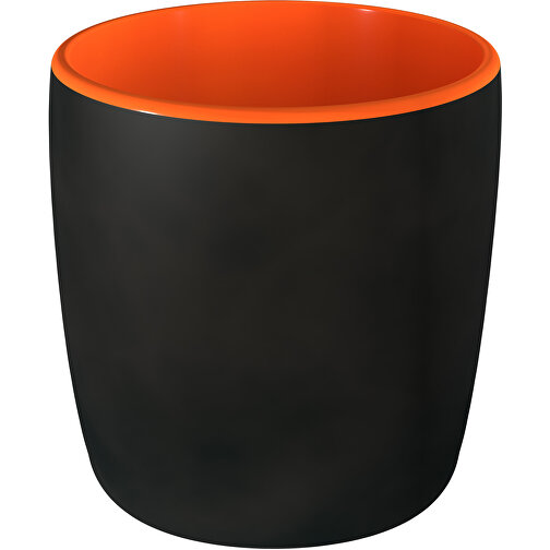 Kössinger Ennia Black Mat Inside , schwarzmatt/orange, Steinzeug, 8,00cm x 8,50cm x 8,00cm (Länge x Höhe x Breite), Bild 2