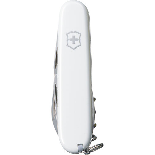 SPORTSMAN - Victorinox Schweizer Messer , Victorinox, weiß, hochlegierter, rostfreier Stahl, 8,40cm x 1,50cm x 2,60cm (Länge x Höhe x Breite), Bild 1