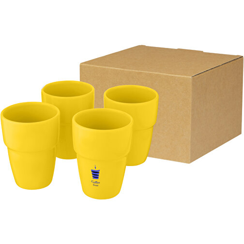Coffret cadeau Staki de 4 mugs empilables 280 ml, Image 2