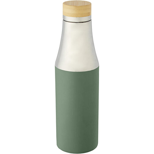 Botella de acero inoxidable con aislamiento al vacío de cobre de 540 ml con tapa de bambú 'Hulan', Imagen 8