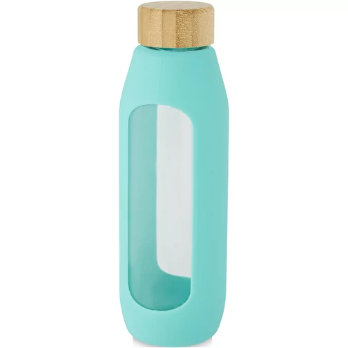 Bouteille Tidan de 600 ml en verre borosilicate avec grip en silicone, Image 8