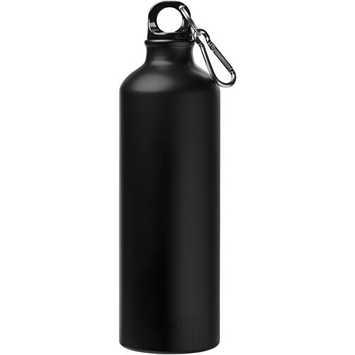 Oregon 770 Ml Matte Sportflasche Mit Karabinerhaken , schwarz, Aluminium, 25,00cm (Höhe), Bild 3