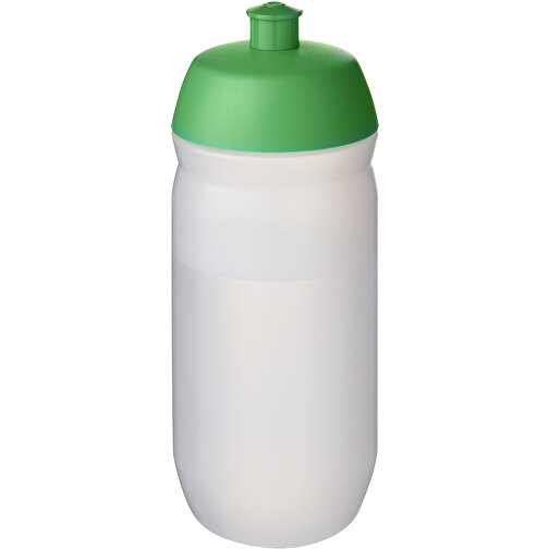 HydroFlex™ Clear 500 Ml Squeezy Sportflasche , grün / klar mattiert, MDPE Kunststoff, PP Kunststoff, 18,30cm (Höhe), Bild 1