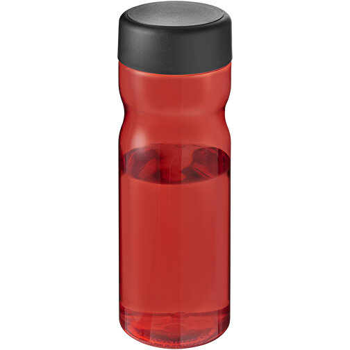 H2O Active® Base Tritan™ 650-ml-Sportflasche Mit Drehdeckel , Green Concept, rot / schwarz, Eastman Tritan™, 20,60cm (Höhe), Bild 1