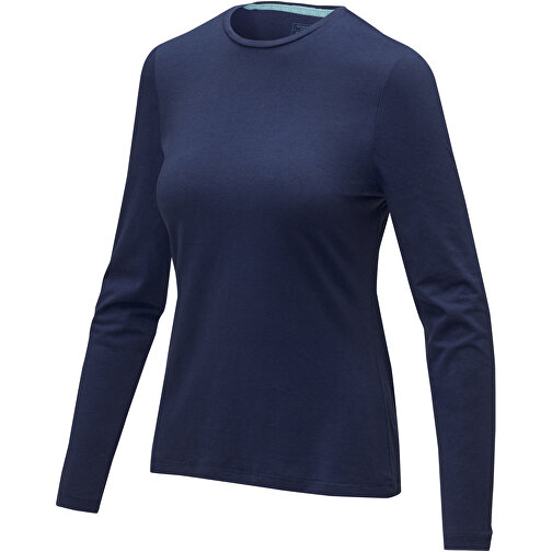 Ponoka Langarmshirt Für Damen , Green Concept, navy, Single jersey Strick 95% Bio Baumwolle, 5% Elastan, 200 g/m2, XL, , Bild 1