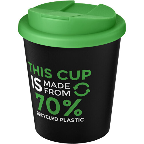 Bicchiere Americano® Espresso Eco da 250 ml in materiale riciclato con coperchio a prova di perdita, Immagine 2
