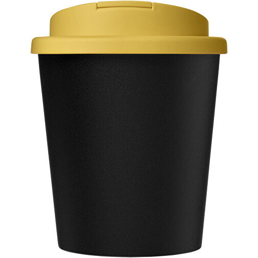 Americano® Espresso Eco 250 Ml Recycelter Isolierbecher Mit Auslaufsicherem Deckel , Green Concept, schwarz / gelb, Recycelter PP Kunststoff, PP Kunststoff, 11,80cm (Höhe), Bild 3