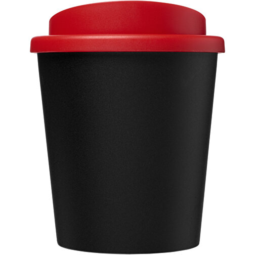 Americano® Espresso Eco 250 Ml Recycelter Isolierbecher , Green Concept, schwarz / rot, Recycelter PP Kunststoff, PP Kunststoff, 11,80cm (Höhe), Bild 3