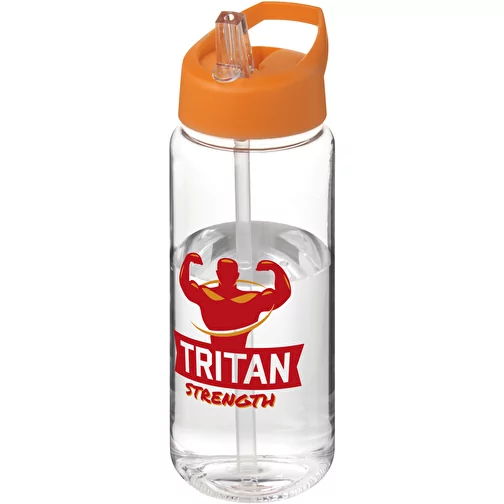 Bouteille de sport H2O Active® Octave Tritan™ de 600 ml avec couvercle à bec verseur, Image 2