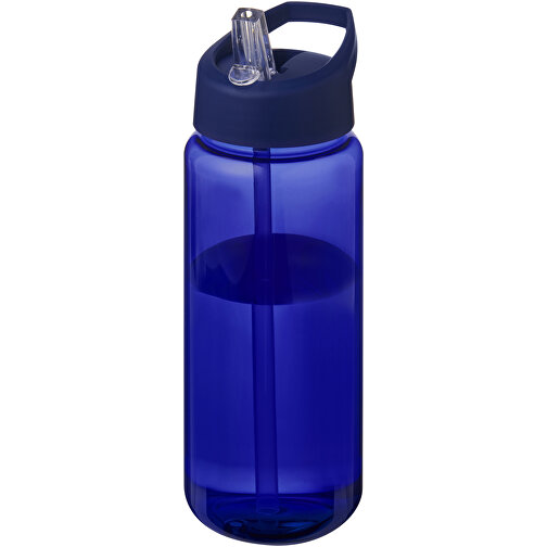 H2O Active® Octave Tritan™ 600 Ml Sportflasche Mit Ausgussdeckel , Green Concept, blau, Eastman Tritan™, 19,20cm (Höhe), Bild 1