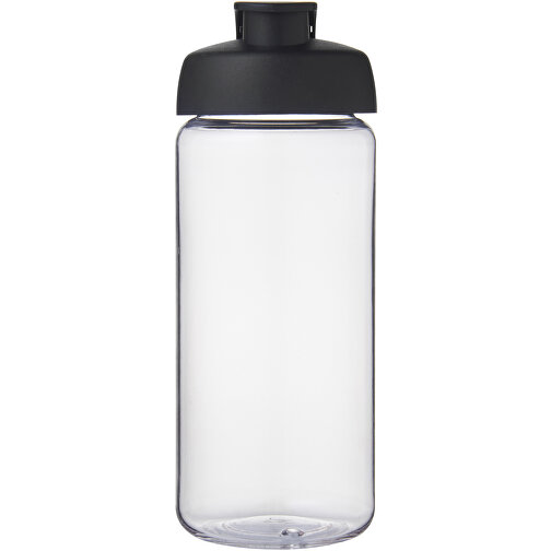 H2O Active® Octave Tritan™ 600-ml-Sportflasche Mit Klappdeckel , Green Concept, transparent klar / schwarz, Eastman Tritan™, 19,40cm (Höhe), Bild 3
