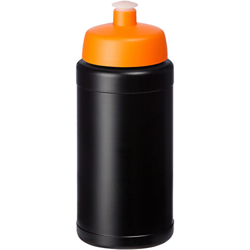 Baseline Recycelte Sportflasche, 500 Ml , Green Concept, orange, Recycelter HDPE Kunststoff, 18,50cm (Höhe), Bild 1