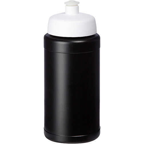 Baseline Recycelte Sportflasche, 500 Ml , Green Concept, weiß, Recycelter HDPE Kunststoff, 18,50cm (Höhe), Bild 1