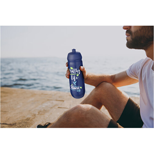 HydroFlex™ 750 Ml Squeezy Sportflasche , weiß / blau, MDPE Kunststoff, PP Kunststoff, 23,20cm (Höhe), Bild 4