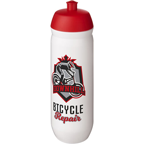 HydroFlex™ 750 Ml Squeezy Sportflasche , rot / weiss, MDPE Kunststoff, PP Kunststoff, 23,20cm (Höhe), Bild 2