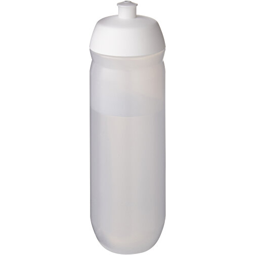 HydroFlex™ Clear 750 Ml Squeezy Sportflasche , weiß / klar mattiert, MDPE Kunststoff, PP Kunststoff, 23,20cm (Höhe), Bild 1