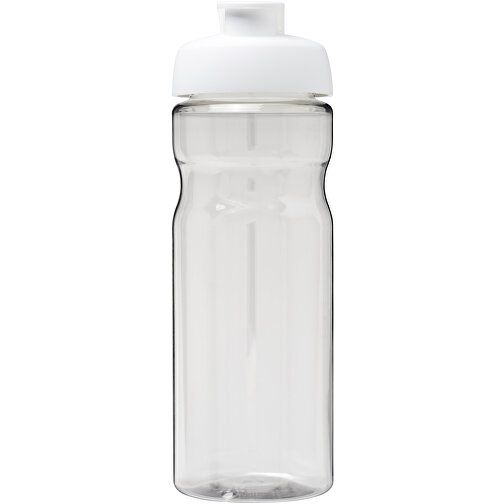H2O Active® Base Tritan™ 650 Ml Sportflasche Mit Klappdeckel , Green Concept, transparent klar / weiss, Eastman Tritan™, 22,10cm (Höhe), Bild 3