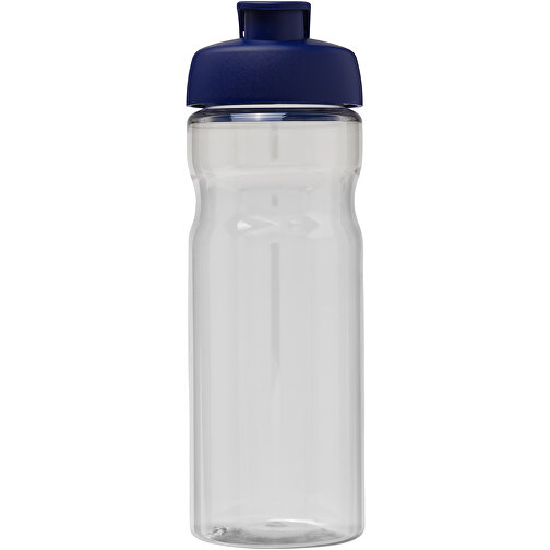 H2O Active® Base Tritan™ 650 Ml Sportflasche Mit Klappdeckel , Green Concept, transparent klar / blau, Eastman Tritan™, 22,10cm (Höhe), Bild 3