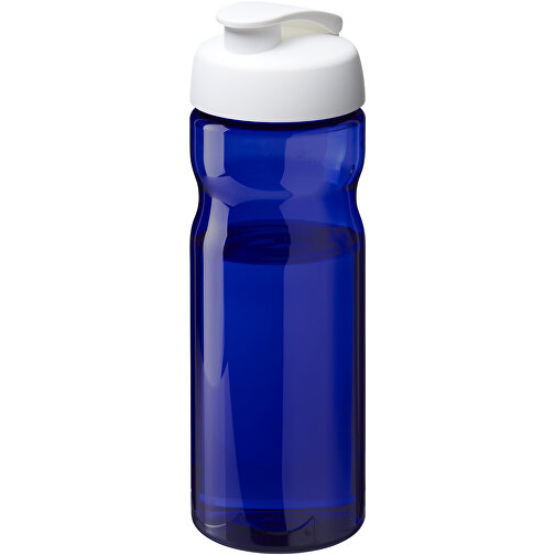 H2O Active® Base Tritan™ 650 Ml Sportflasche Mit Klappdeckel , Green Concept, blau / weiß, Eastman Tritan™, 22,10cm (Höhe), Bild 1