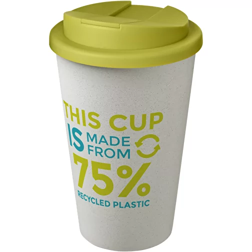 Gobelet Americano® Eco recyclé de 350ml avec couvercle anti-déversement, Image 2