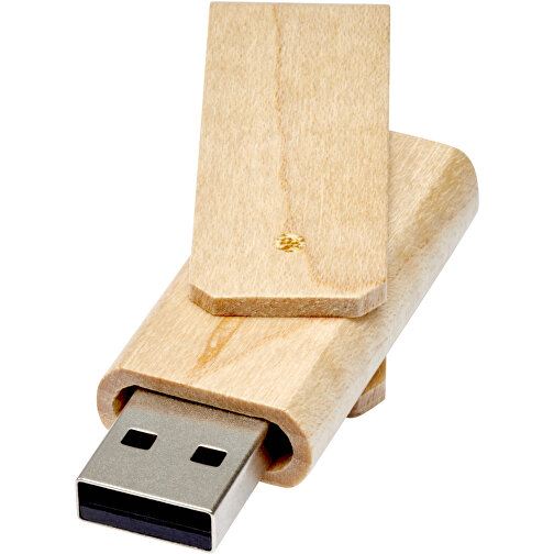 Rotate USB Stick Aus Holz , hellbraun MB , 1 GB , Holz MB , 6,20cm x 1,30cm x 2,00cm (Länge x Höhe x Breite), Bild 1