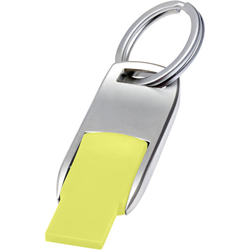 Flip USB Stick , limone MB , 65 GB , Zink Legierung, Kunststoff MB , 4,60cm x 0,60cm x 1,90cm (Länge x Höhe x Breite), Bild 1