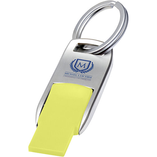 Flip USB Stick , limone MB , 32 GB , Zink Legierung, Kunststoff MB , 4,60cm x 0,60cm x 1,90cm (Länge x Höhe x Breite), Bild 2