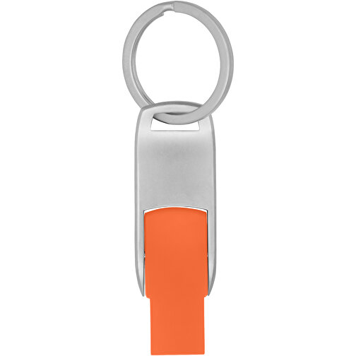 Flip USB Stick , orange MB , 65 GB , Zink Legierung, Kunststoff MB , 4,60cm x 0,60cm x 1,90cm (Länge x Höhe x Breite), Bild 3