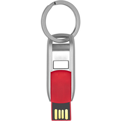 Flip USB Stick , rot MB , 32 GB , Zink Legierung, Kunststoff MB , 4,60cm x 0,60cm x 1,90cm (Länge x Höhe x Breite), Bild 4
