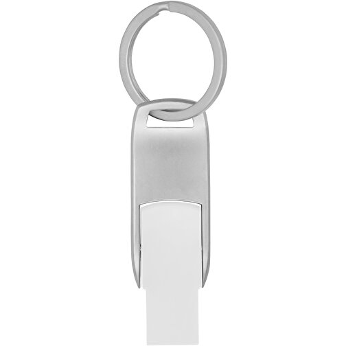 Flip USB Stick , weiß MB , 1 GB , Zink Legierung, Kunststoff MB , 4,60cm x 0,60cm x 1,90cm (Länge x Höhe x Breite), Bild 3