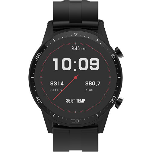 Prixton SWB26T Smartwatch , schwarz, Kunststoff, PU Kunststoff, Metall, 25,50cm x 1,20cm x 4,55cm (Länge x Höhe x Breite), Bild 2