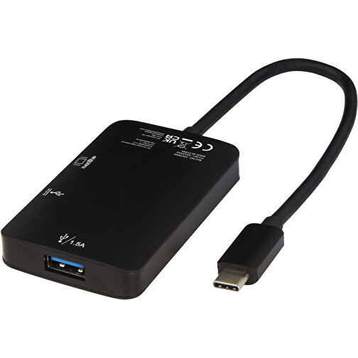 ADAPT i aluminium Type-C (USB-A/Type-C/HDMI), Bilde 1