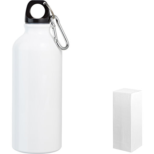 LANDSCAPE II. 400-ml-Sublimations-Sportflasche , weiß, Aluminium, , Bild 4
