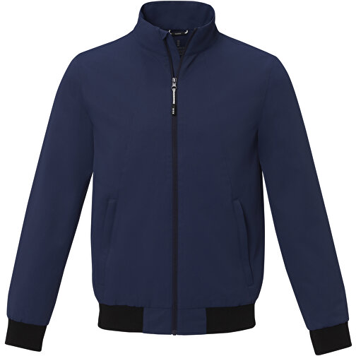 Keefe Leichte Bomberjacke - Unisex , navy, 240T cotton feel twill with TPU clear lamination 100% Polyester, 188 g/m2, Lining, 210T taffeta 100% Polyester, 60 g/m2, 3XL, , Bild 3