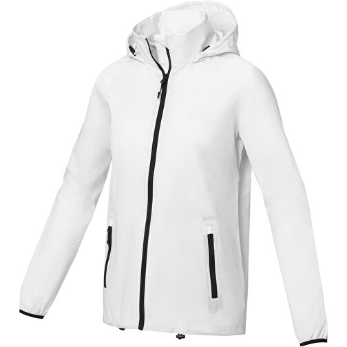 Dinlas Leichte Jacke Für Damen , weiss, 280T ripstop  100% Nylon, 72 g/m2, Lining, 210T taffeta 100% Polyester, 60 g/m2, XL, , Bild 1