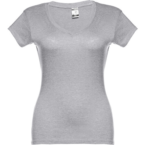 THC ATHENS WOMEN. Damen T-shirt , hellgrau melliert, 100% Baumwolle, XL, 68,00cm x 48,00cm (Länge x Breite), Bild 1
