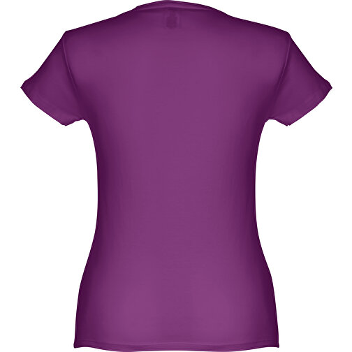 THC SOFIA. Tailliertes Damen-T-Shirt , lila, 100% Baumwolle, M, 62,00cm x 44,00cm (Länge x Breite), Bild 2