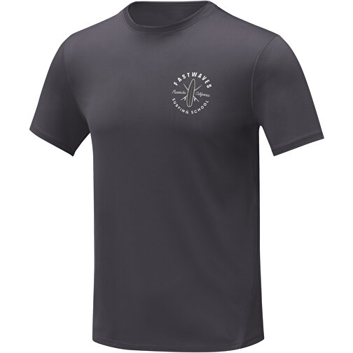 Kratos Cool Fit T-Shirt Für Herren , storm grey, Mesh mit Cool Fit Finish 100% Polyester, 105 g/m2, XL, , Bild 2